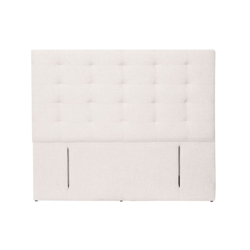 LATAM HOME - RESPALDO NAPOLES LINO BLANCO KING