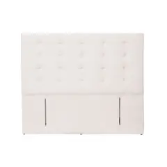 LATAM HOME - RESPALDO NAPOLES LINO BLANCO KING