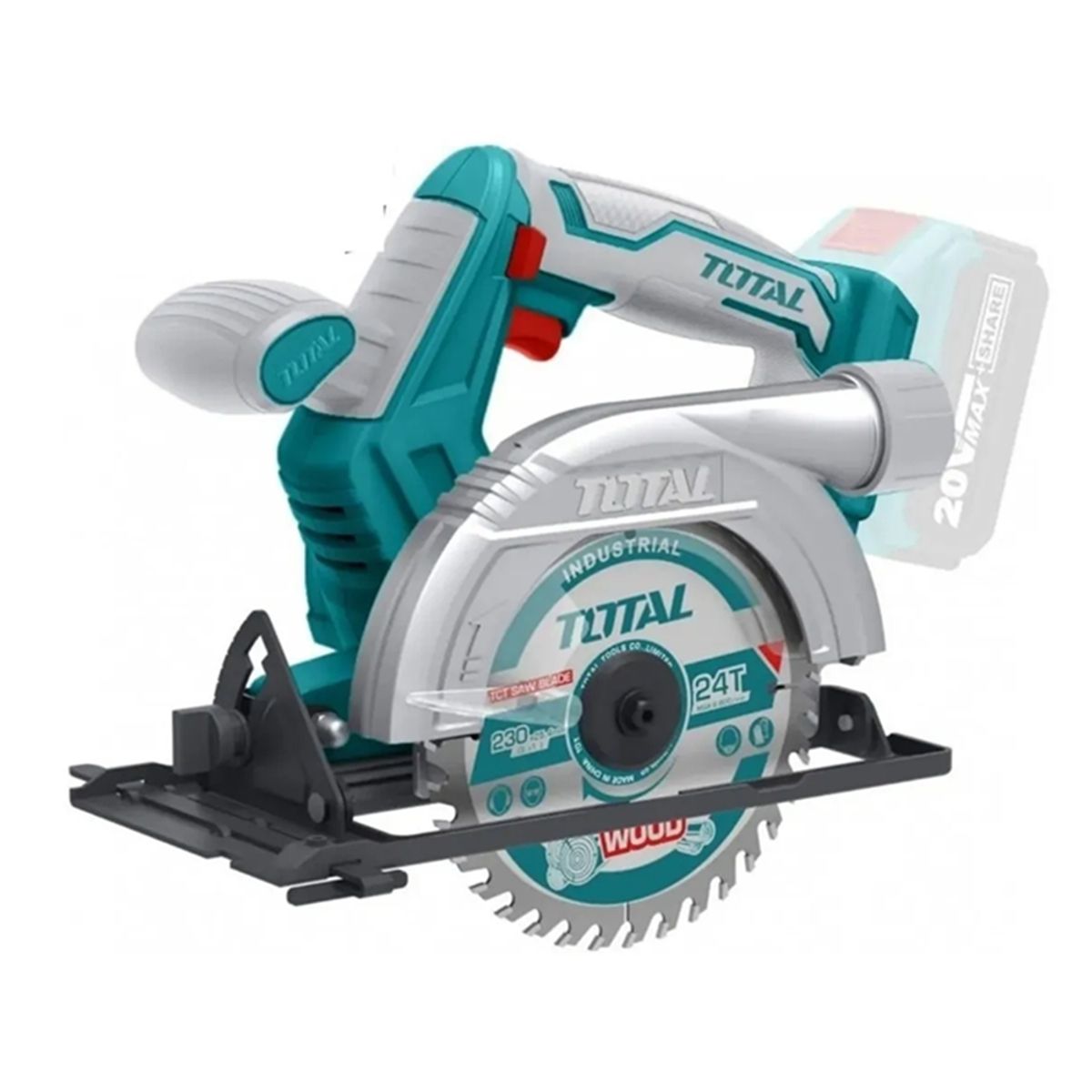 TOTAL TOOLS - Sierra Circular Inalámbrica 3600rpm 20v Total Tsli1401