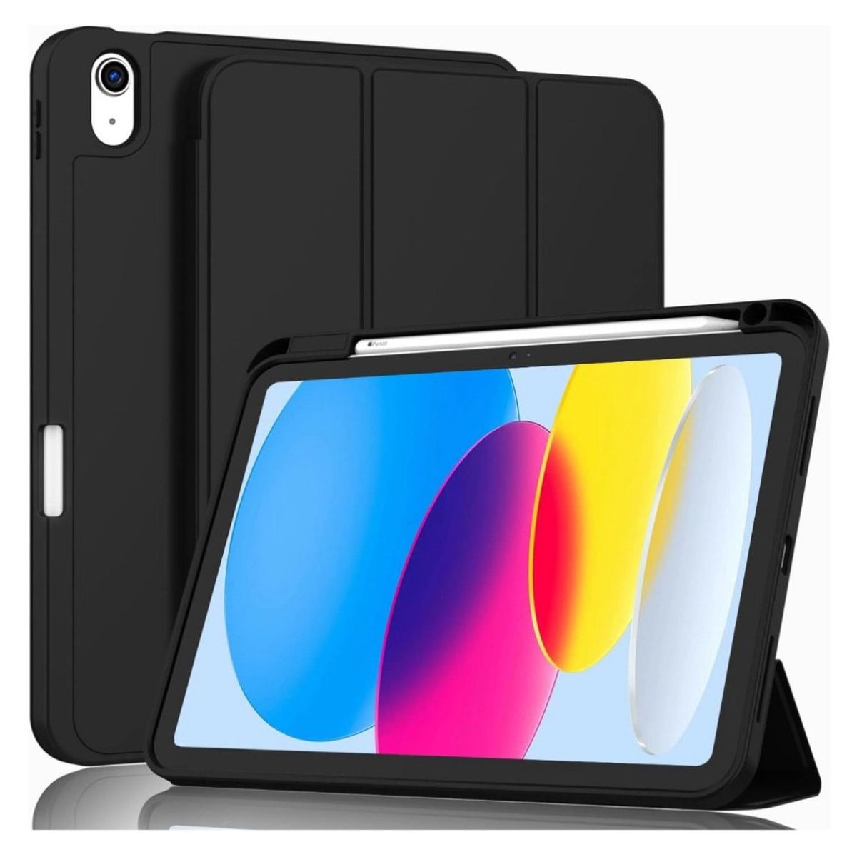 GENERICO - Carcasa Smart Cover Para iPad Air4 10.9 + Ranura Pencil