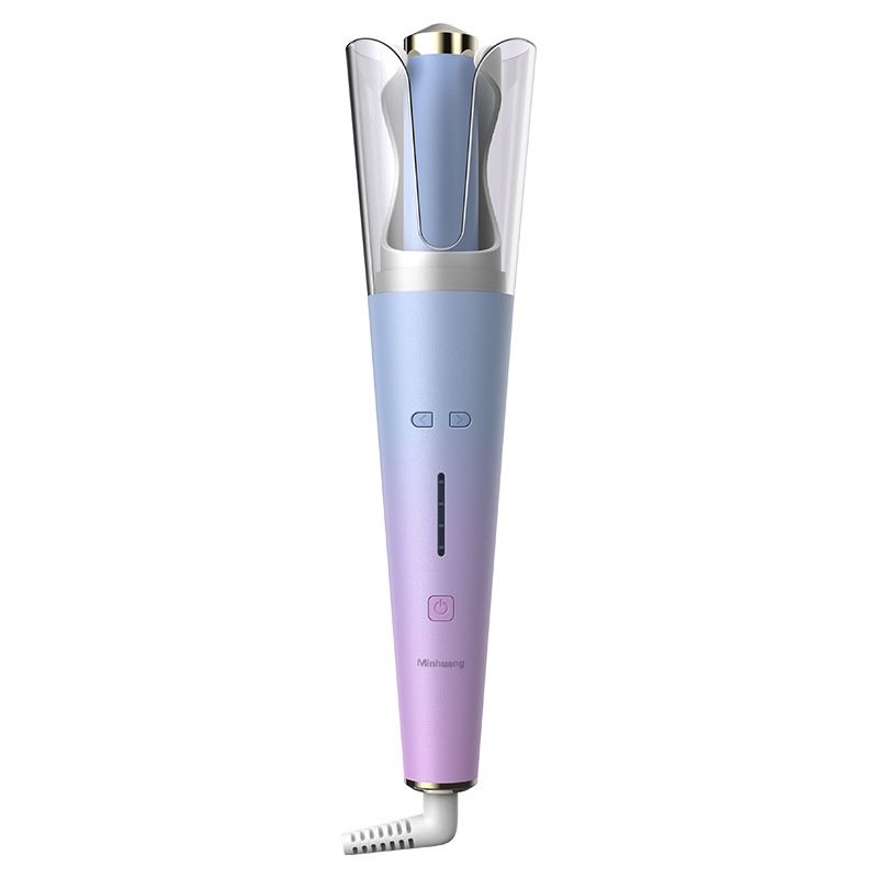 NAUTICA - Rizador de cabello automático inalámbrico portátil-Púrpura
