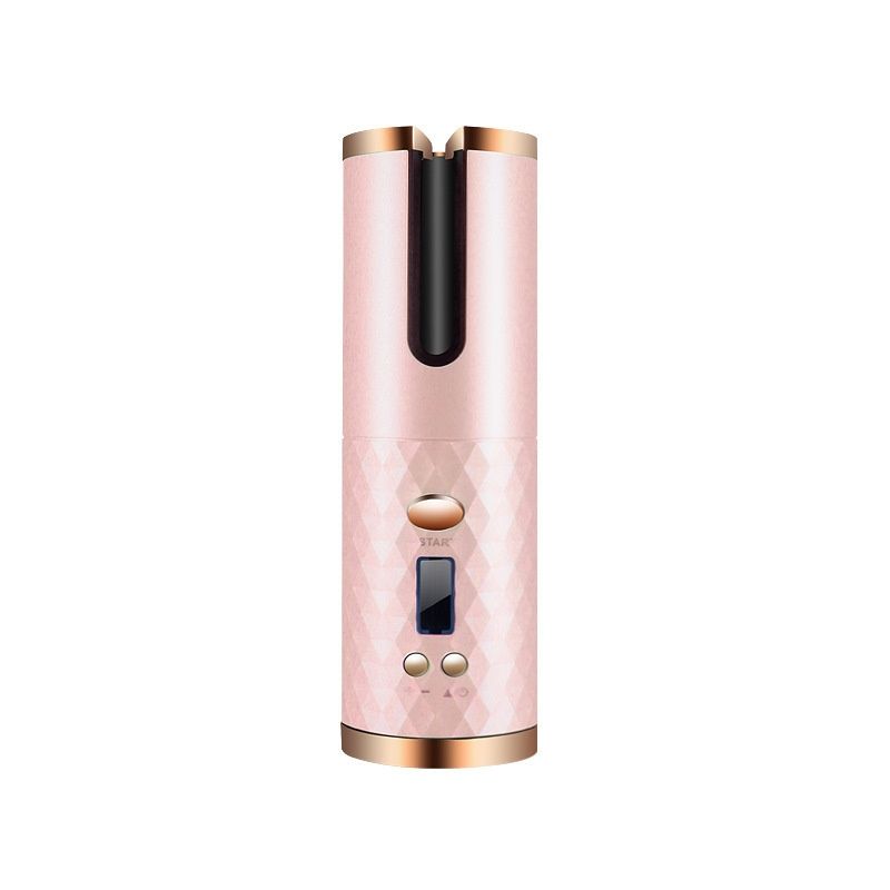 NAUTICA - Rizador de cabello automático inalámbrico portátil-rosa