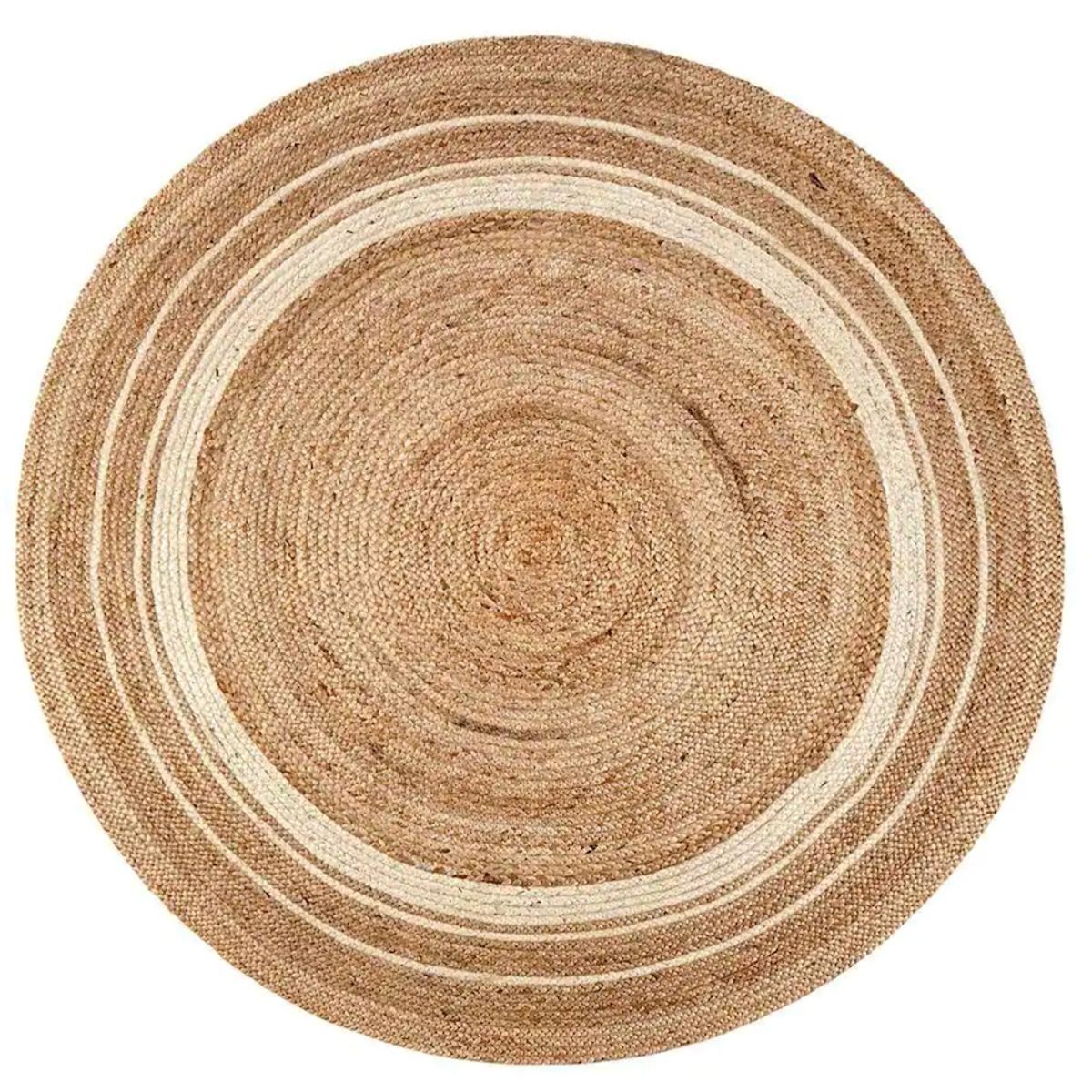 TRIBUS DEL MUNDO - Alfombra Redonda Yute 140 cm Kollam