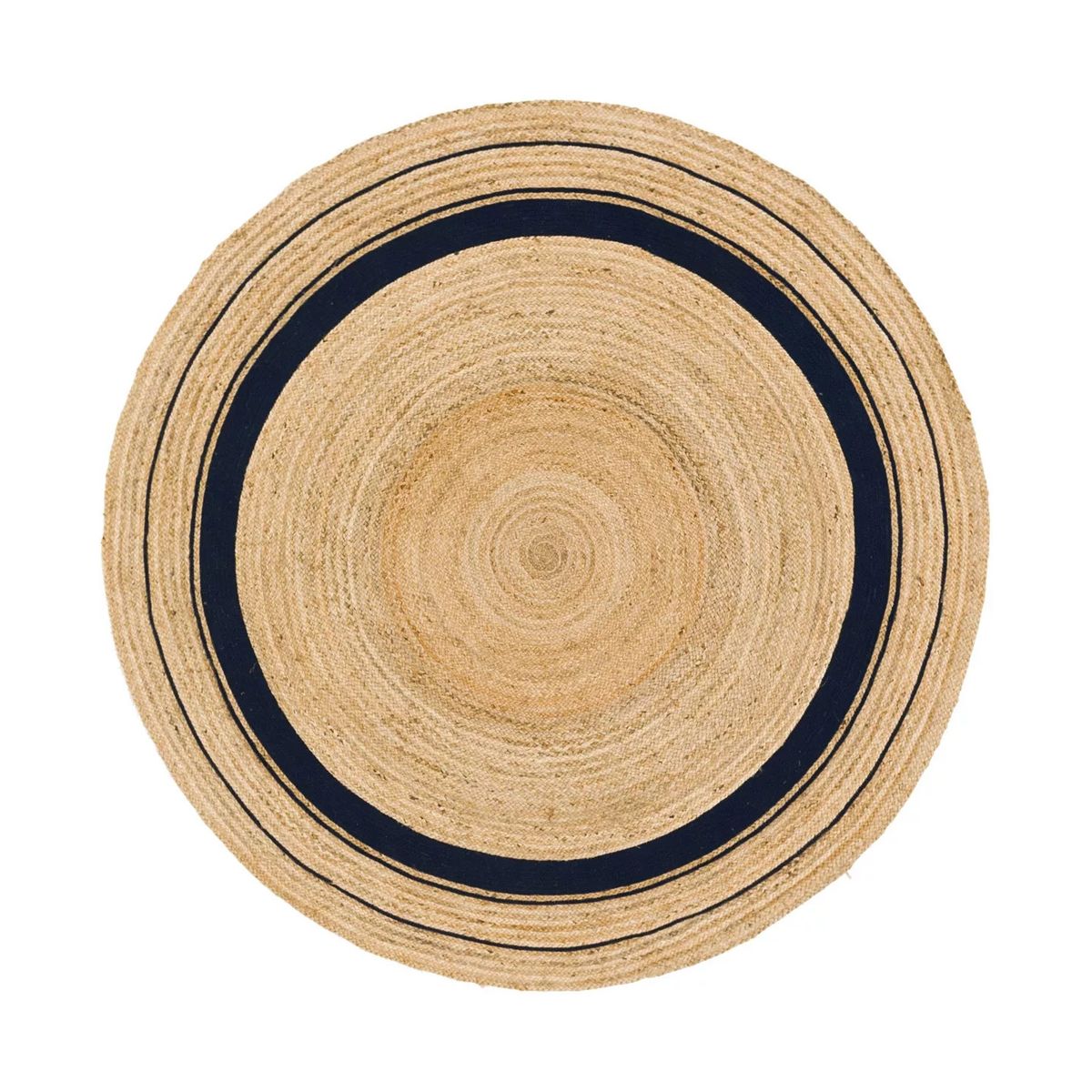 TRIBUS DEL MUNDO - Alfombra Redonda Yute 140 cm Benares