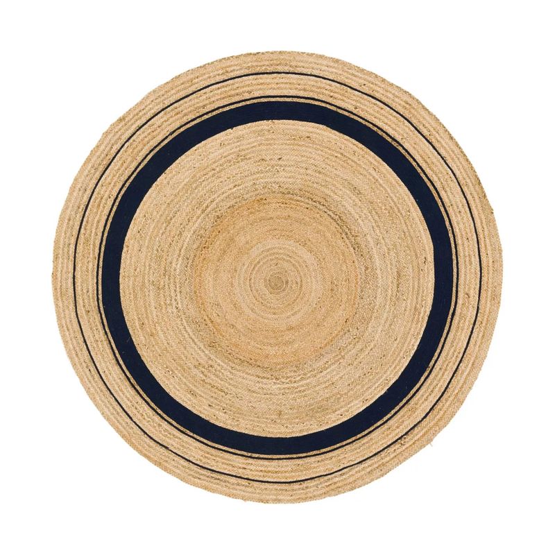 TRIBUS DEL MUNDO - Alfombra Redonda Yute 140 cm Benares