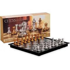 NACION AJEDREZ - Tablero De Ajedrez Magnético Premium 36x36cm