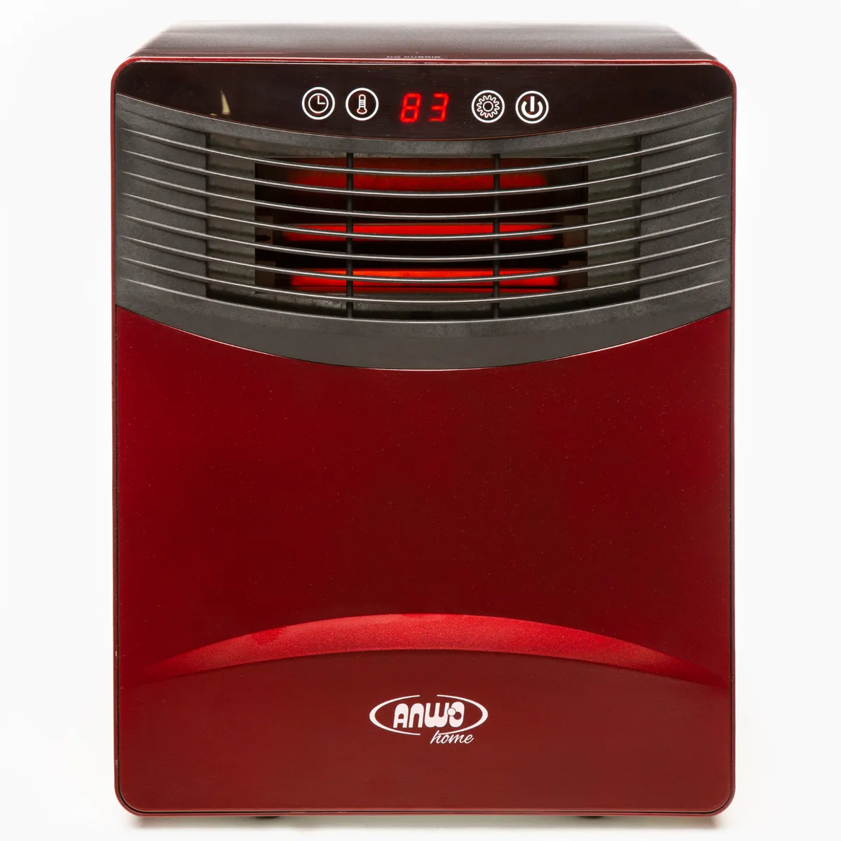ANWO - Estufa Calefactor Electrico Infrarroja  Flitro UV Anwo Rojo