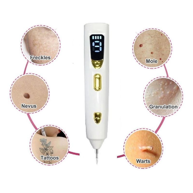 GENERICO - Plasmapen 9 Potencias Lápiz Removedor De Verrugas Lunares Recargable
