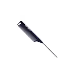 GENERICO - Peineta Peine Carbon Cola Metal Peluquería Profesional Gms