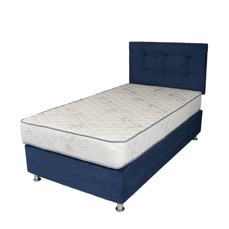 SPOMO - Box Americano Alegro T3500 Capitoné 1,5 PL Azul