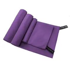 IMPORTCLICK - Set 3 Toallas Baño Viaje Microfibra Secado Rápido Violeta - Violeta