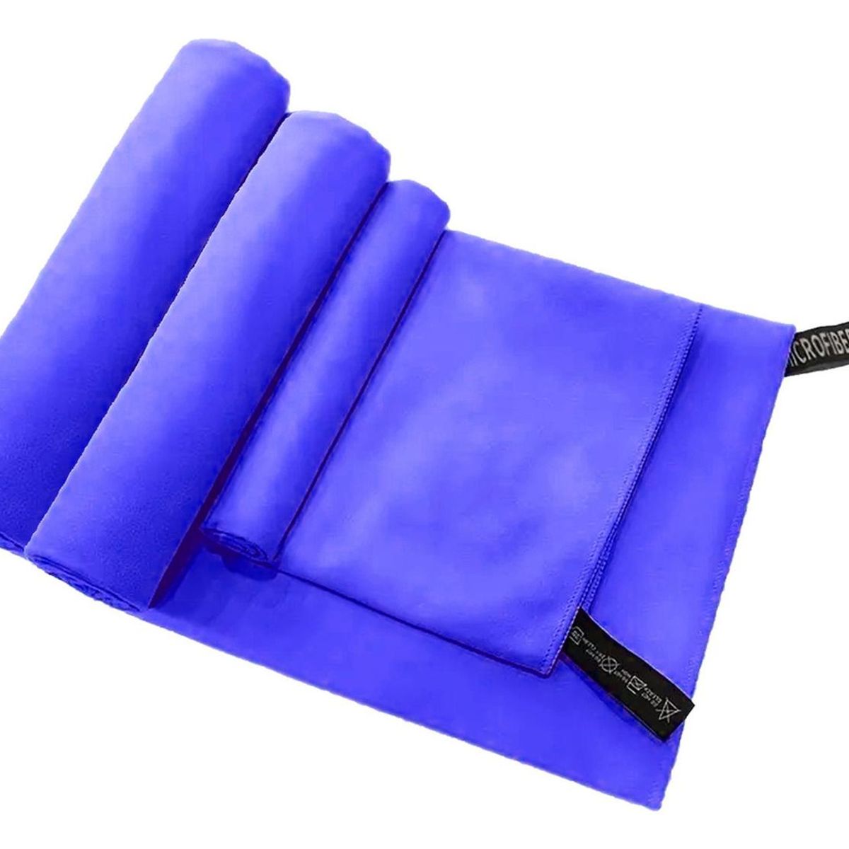 IMPORTCLICK - Set 3 Toallas Baño Viaje Microfibra Secado Rápido Zafiro