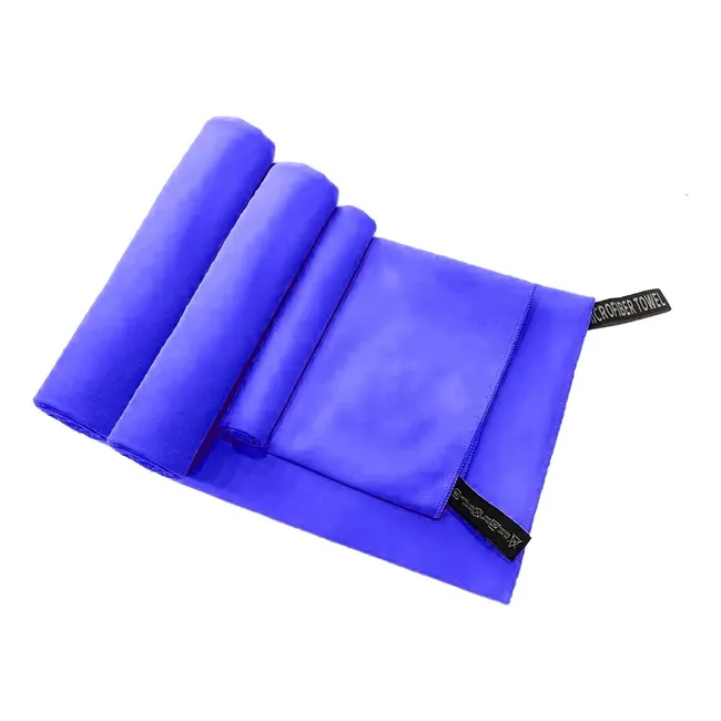 IMPORTCLICK - Set 3 Toallas Baño Viaje Microfibra Secado Rápido Zafiro