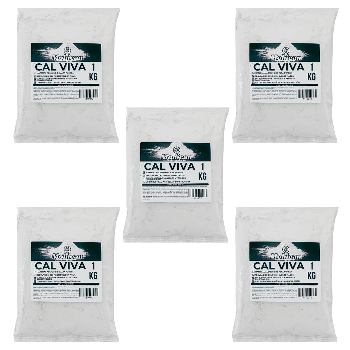 MOHICAN - CAL VIVA BOLSA 5 KG MOHICAN