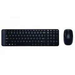 LOGITECH - COMBO TECLADO+MOUSE INALAMBRICO USB MK220 NEGRO
