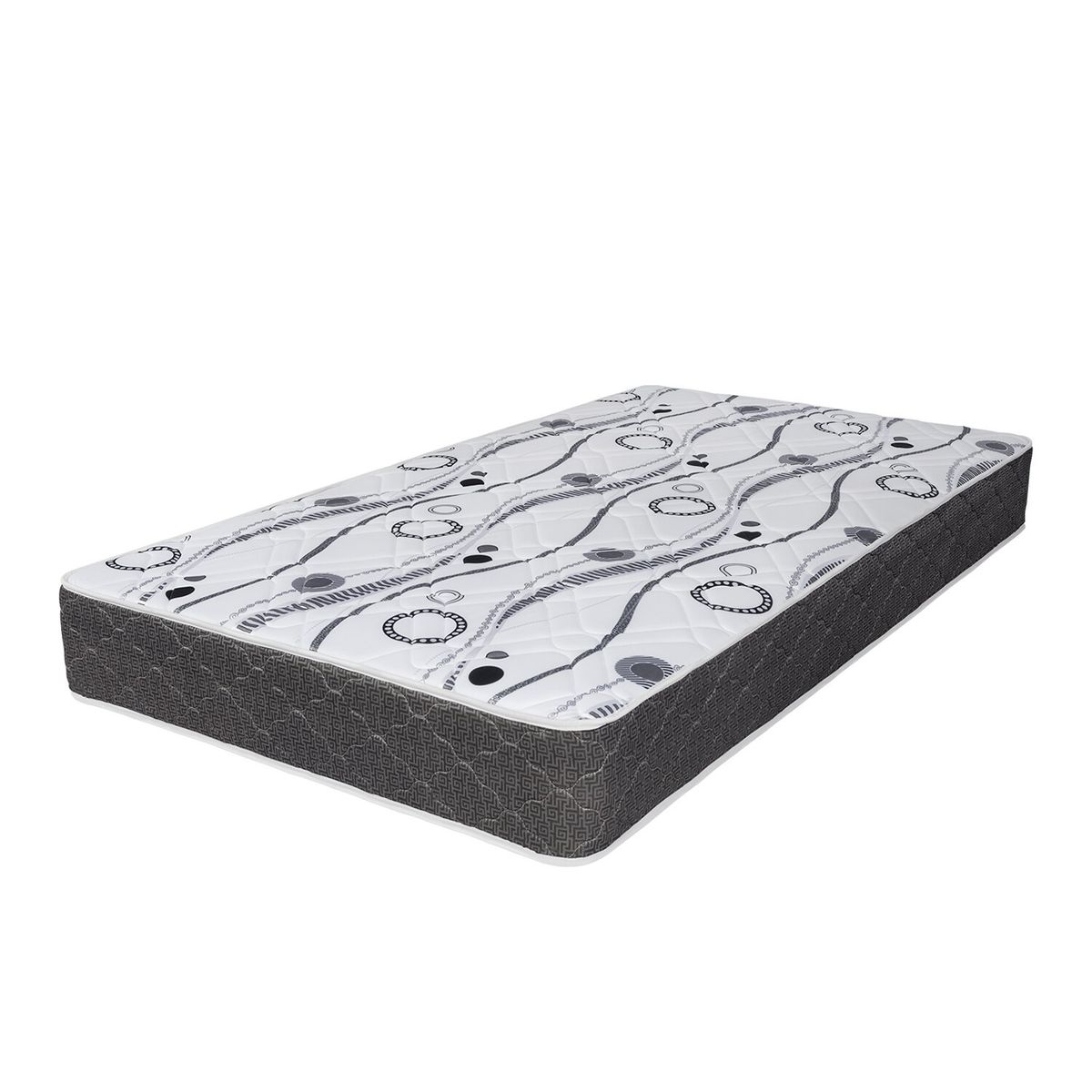 SPOMO - Colchón de Resortes T3500 1,5 Plaza 105x190 cms