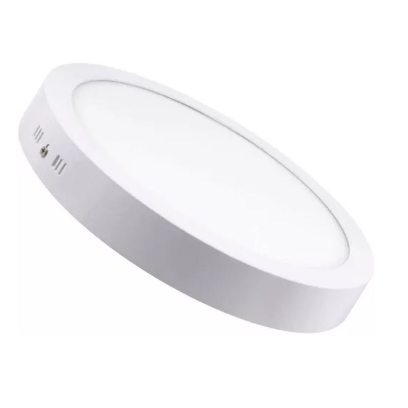 GENERICO - Foco Sobrepuesto Panel Led Redondo 18w