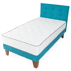 SPOMO - Eurobox FisioFlex Capitoné 1,5 PL Turquesa…