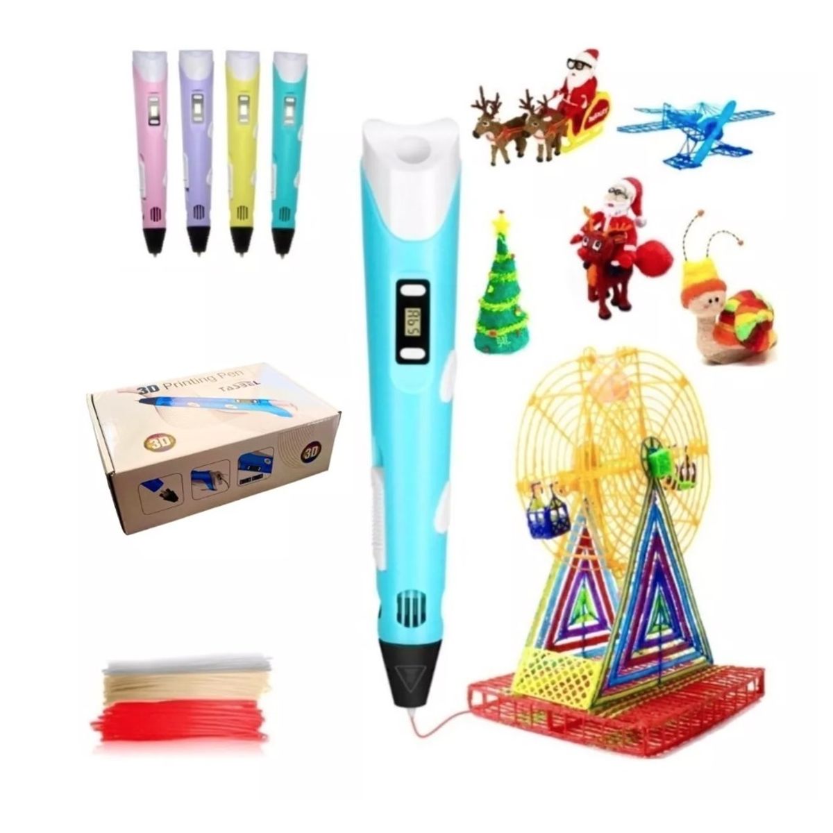 GENERICO - Boligrafo Lapiz Impresora 3d Con Pantalla  Insumos