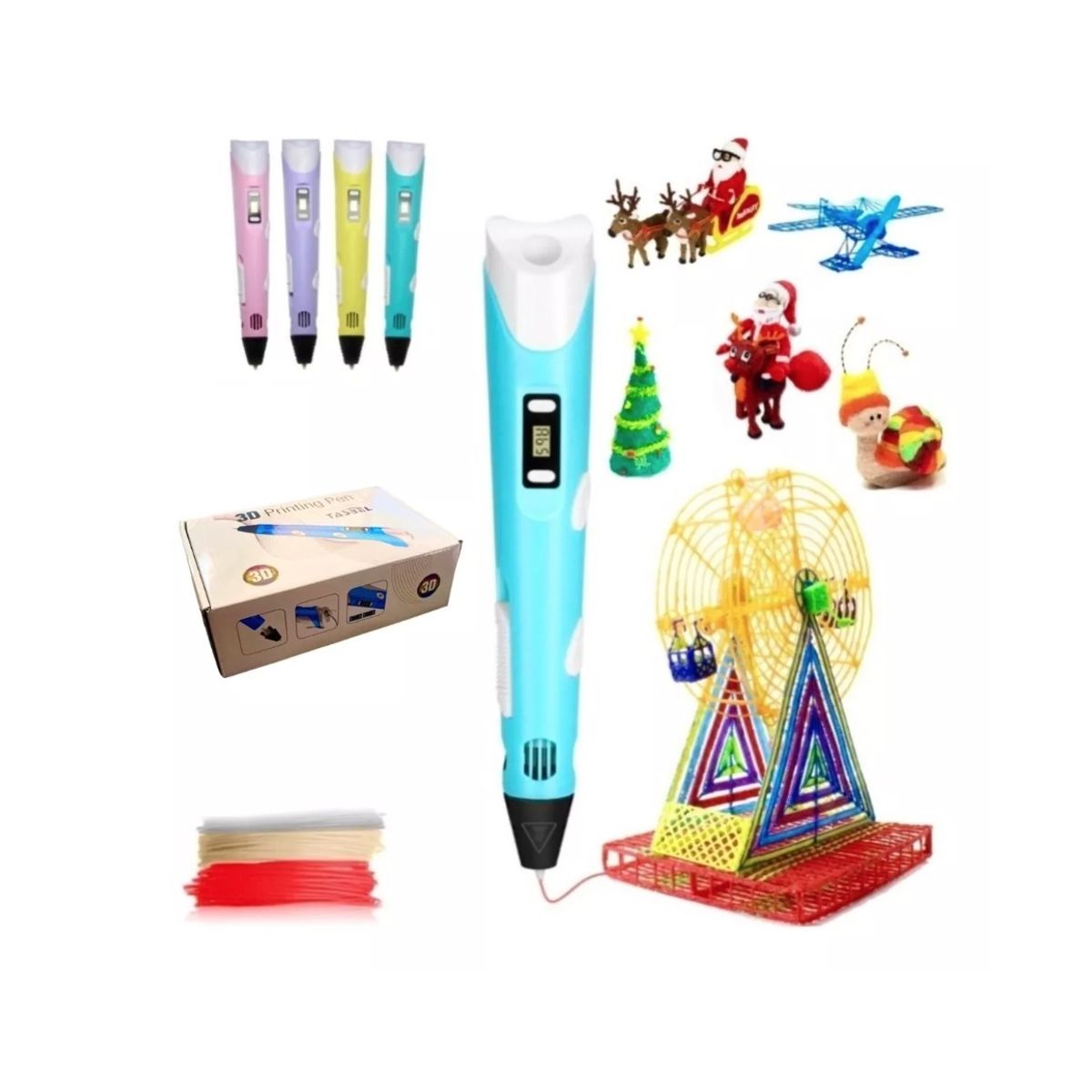 GENERICO - Boligrafo Lapiz Impresora 3d Con Pantalla  Insumos
