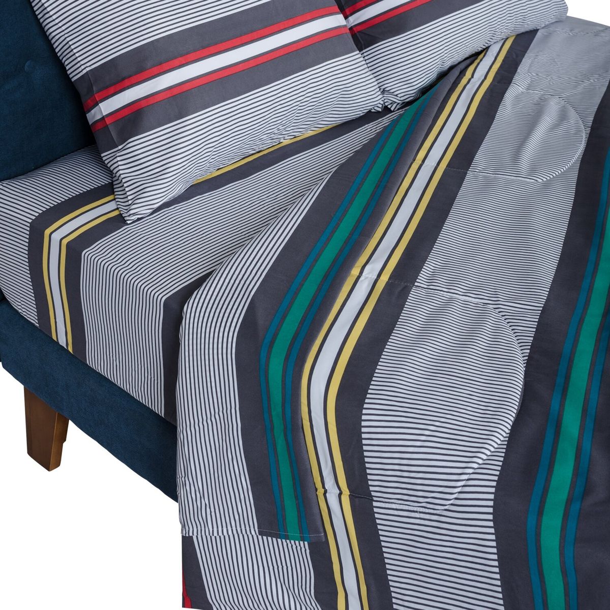 CITADELLE - Set Textil Florencia Rainbow 1,5 Plazas