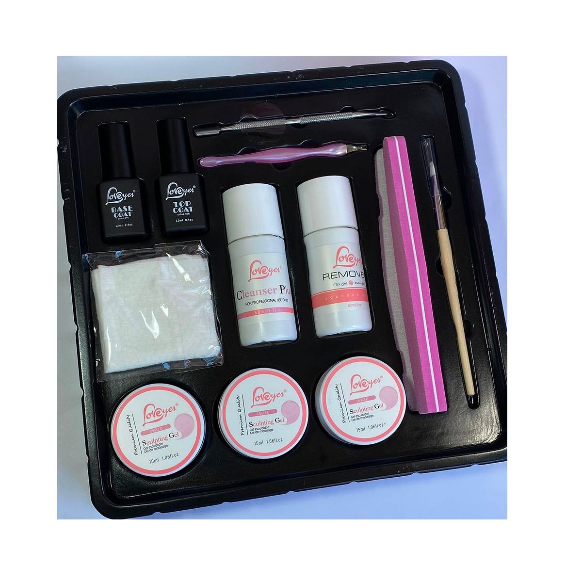LOVEYES - Kit para Uñas Profesional Gel Uv Manicure Loveyes