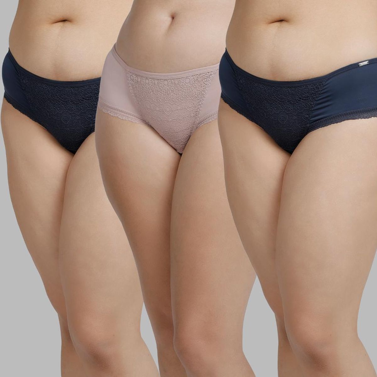 KAYSER - Calzón Pack 3xpantaleta microfibra azul p3149025m-azu kayser KAYSER