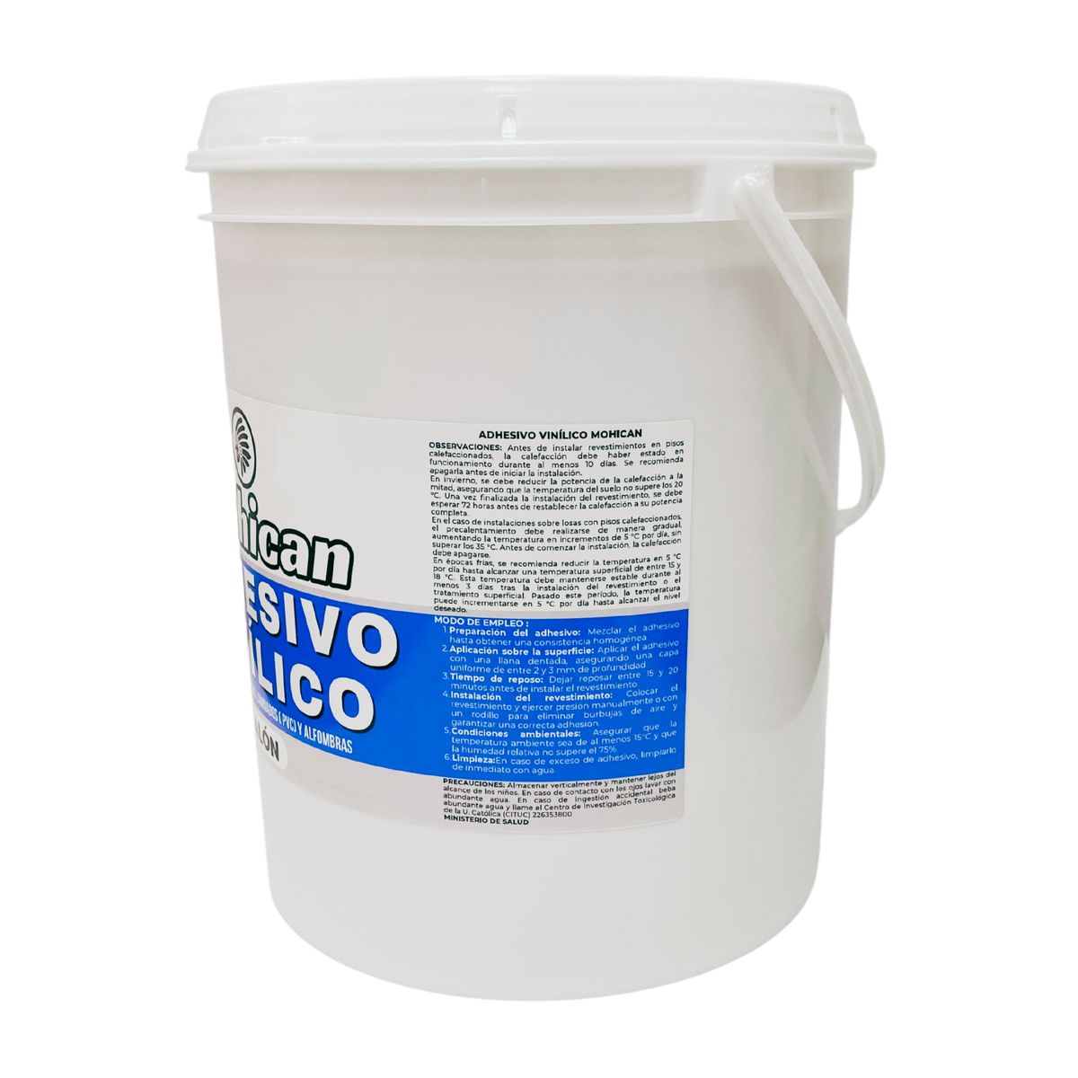 MOHICAN - ADHESIVO PARA PISOS VINÍLICOS Y LAMINADOS 1 GALÓN MOHICAN