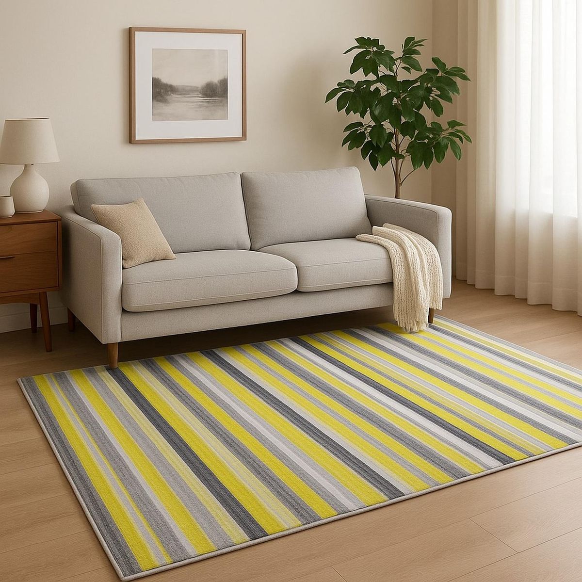 CLEMS CORTINAS - Alfombra Diseño Genova Para Living 150x200 Clems