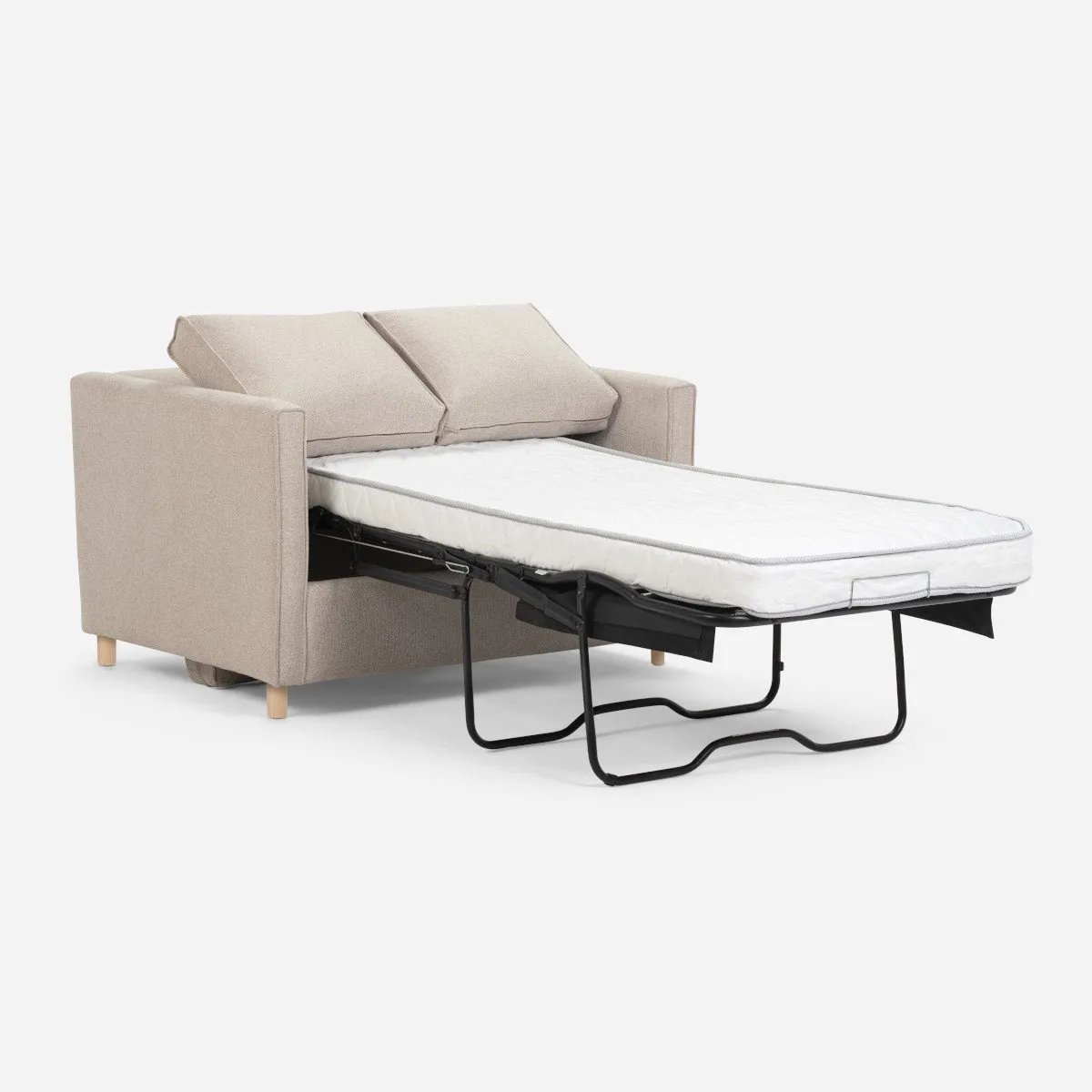ROSEN - Sofa Cama Rosen Lido 1,5 Cuerpos Tela Latte