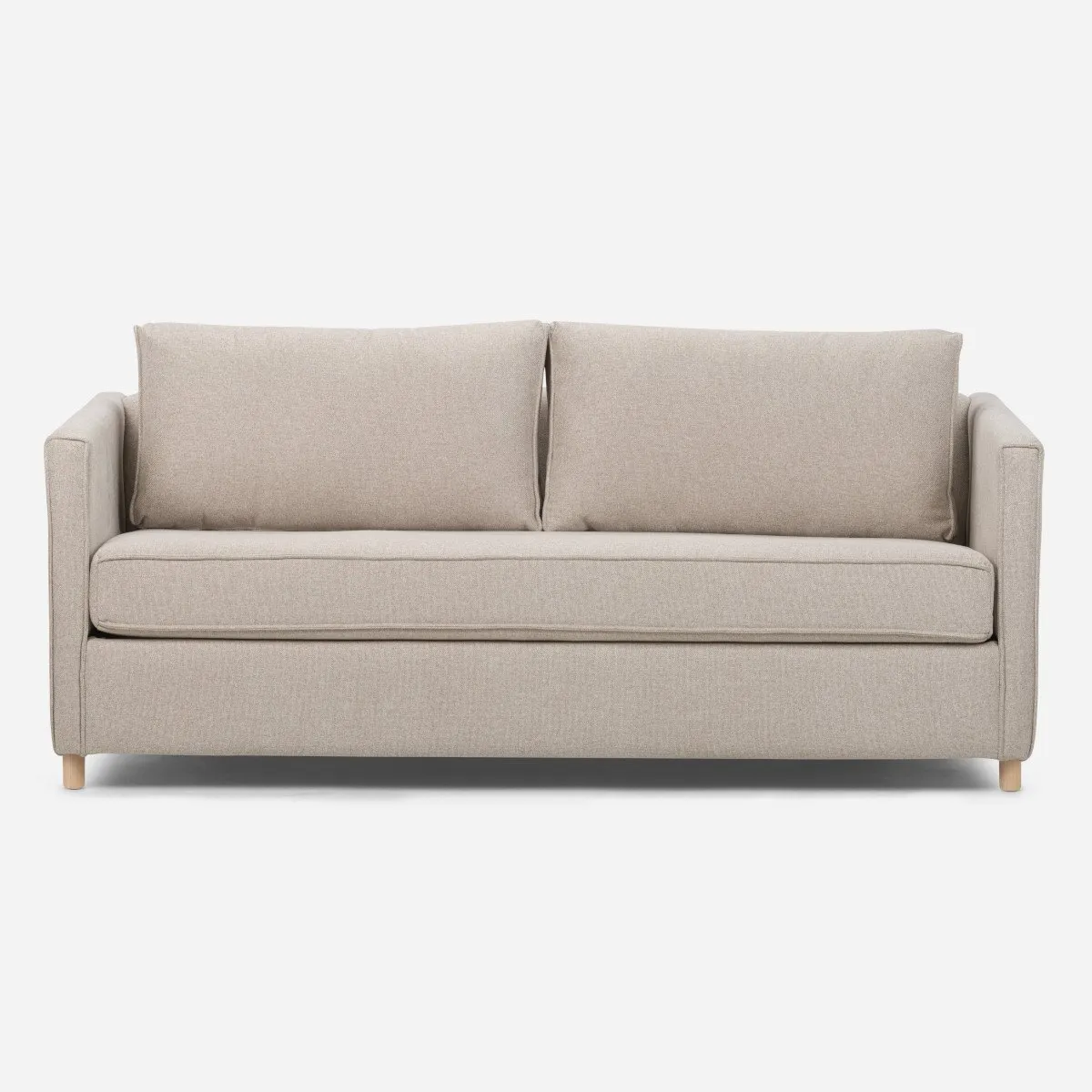 ROSEN - Sofa Cama Rosen Lido 3 Cuerpos Tela Latte