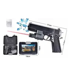 GENERICO - Pistola De Hidrogel 1.000 Bolita + Laser
