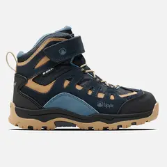LIPPI - Botín Niño Puelo CS HI Velcro Azul Piedra Taupe
