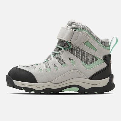 Imagen 2 del producto Botín Niña Puelo CS HI Velcro Gris Claro Verde Agua