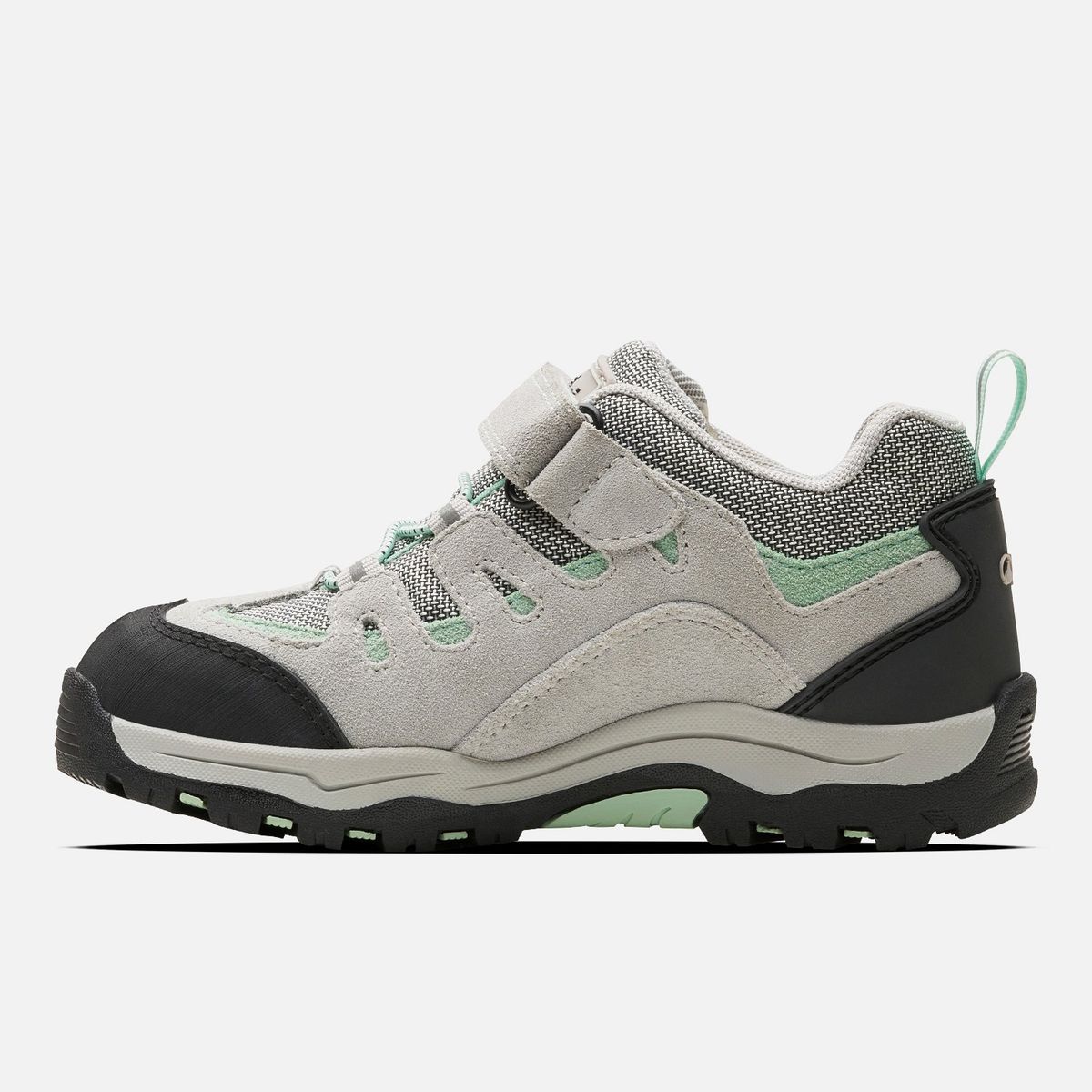 LIPPI - Zapato Niña  Puelo CS Low Velcro Gris Claro Verde Agua Lippi