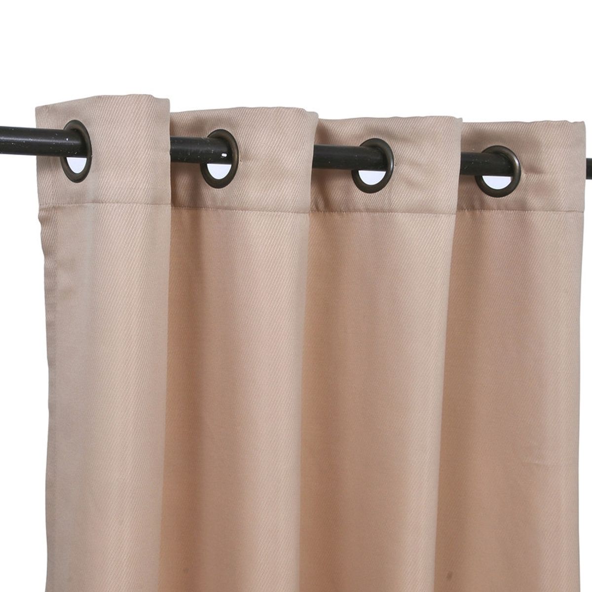 MASHINI - Set de Cortinas Tela Arg 140x220 Raye Beige