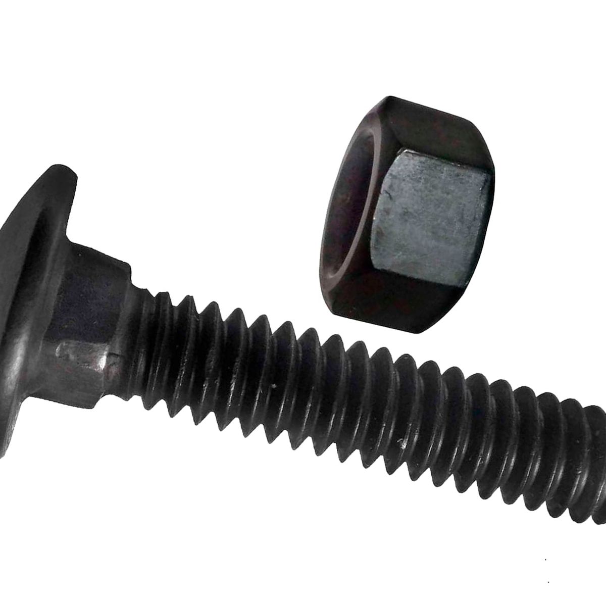 GENERICO - Perno coche 1/4 x 1.1/2 con 100 tuercas 1/4 pavonadas