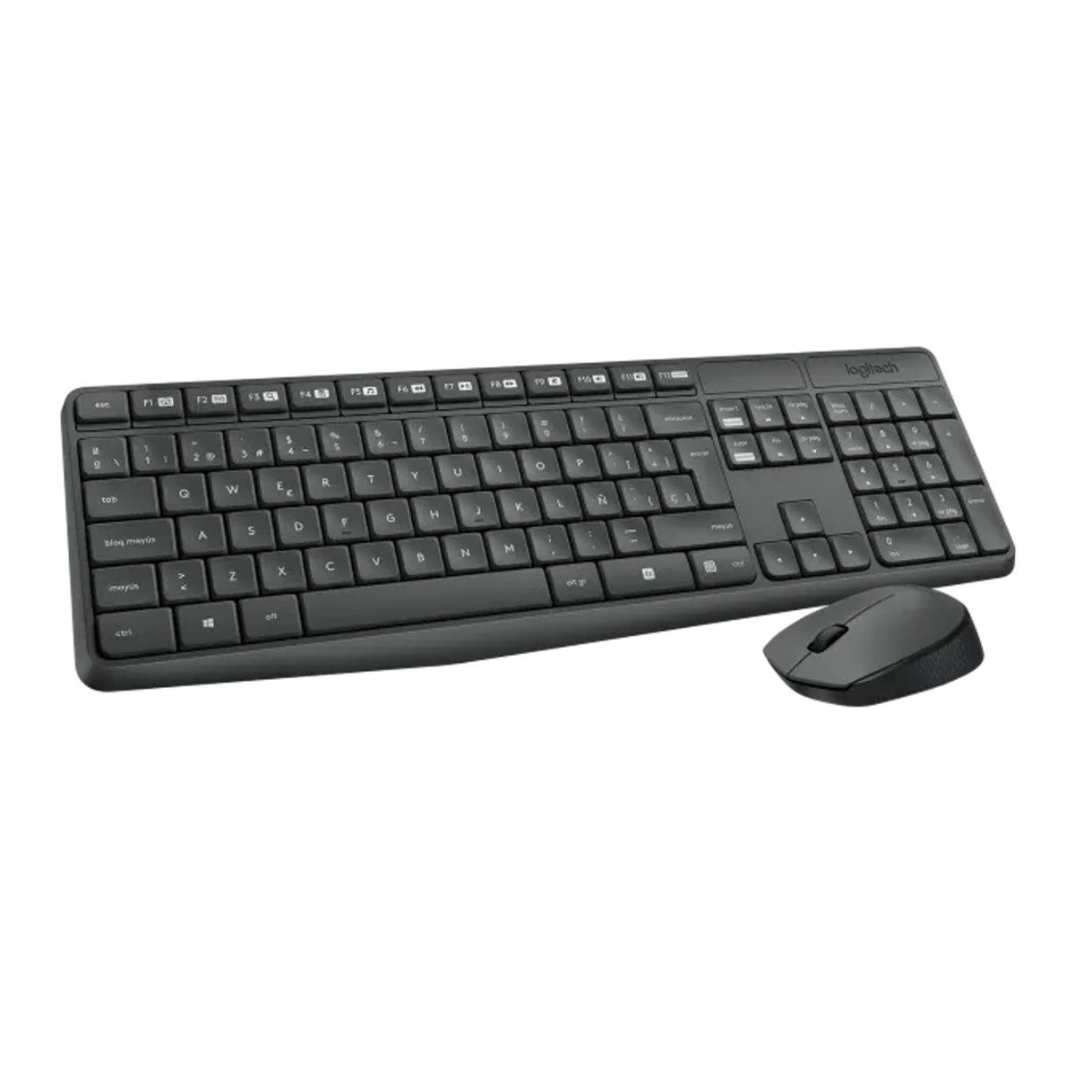 LOGITECH - Kit Teclado y mouse Logitech MK235 inalámbrico español