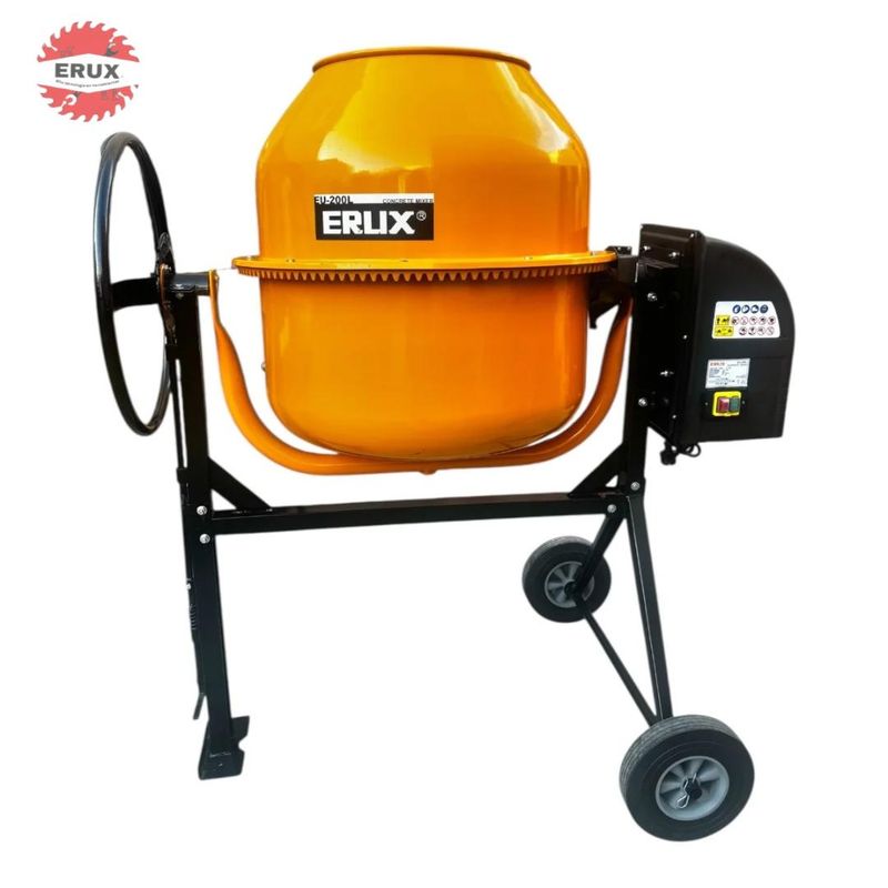 GENERICO - Betonera Trompo Concretero Eléctrica 210L 1000w- Lic Japones