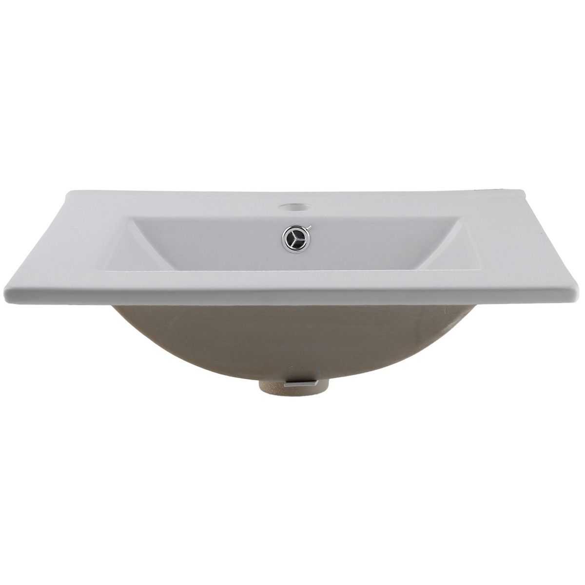 DOMSA - Cubierta Vanitorio de Loza Domsa P-80 80x47cm