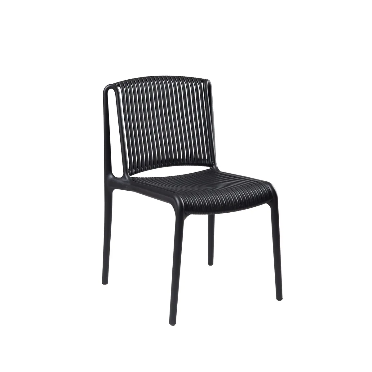 BOKAN - Silla de Terraza Padova Negra