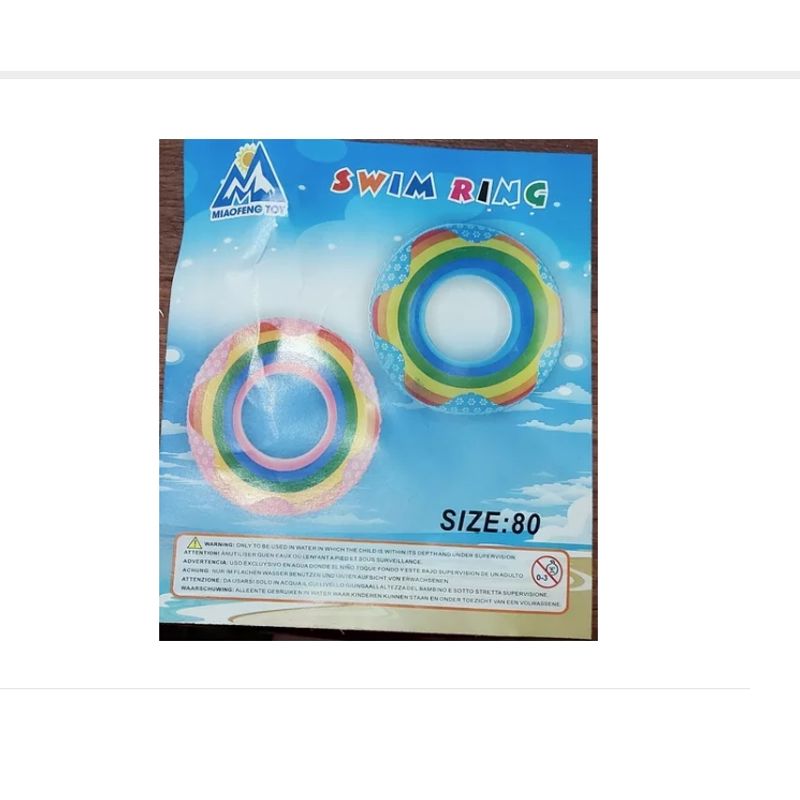 GENERICO - Aro Anillo Flotador Inflable Niños Playa Verano Azul