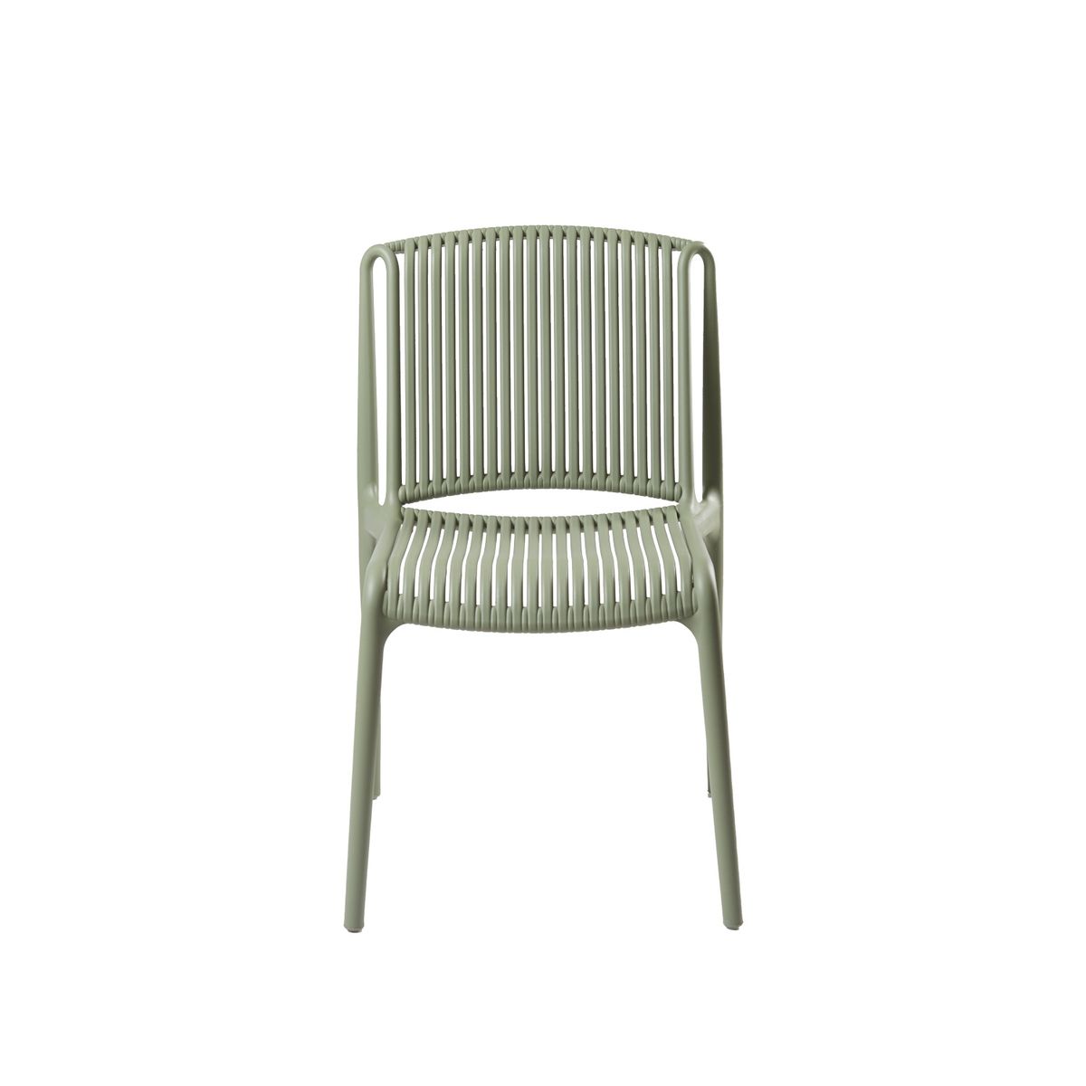 BOKAN - Pack 4 Sillas de Terraza Padova Verde