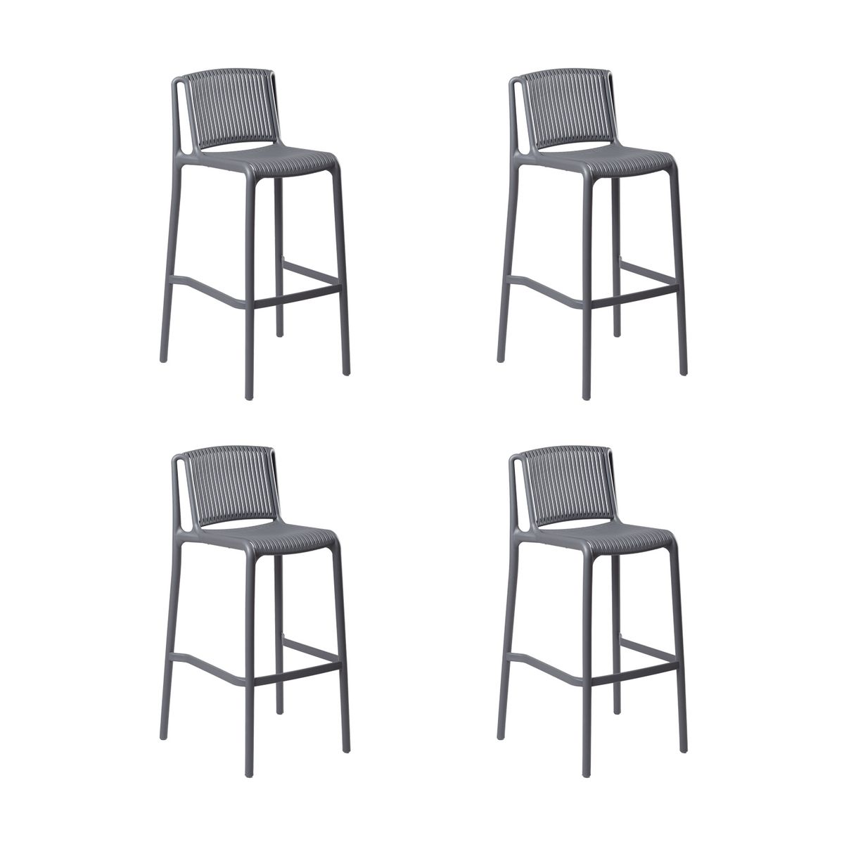 BOKAN - Pack 4 Pisos de Bar Padova Grafito