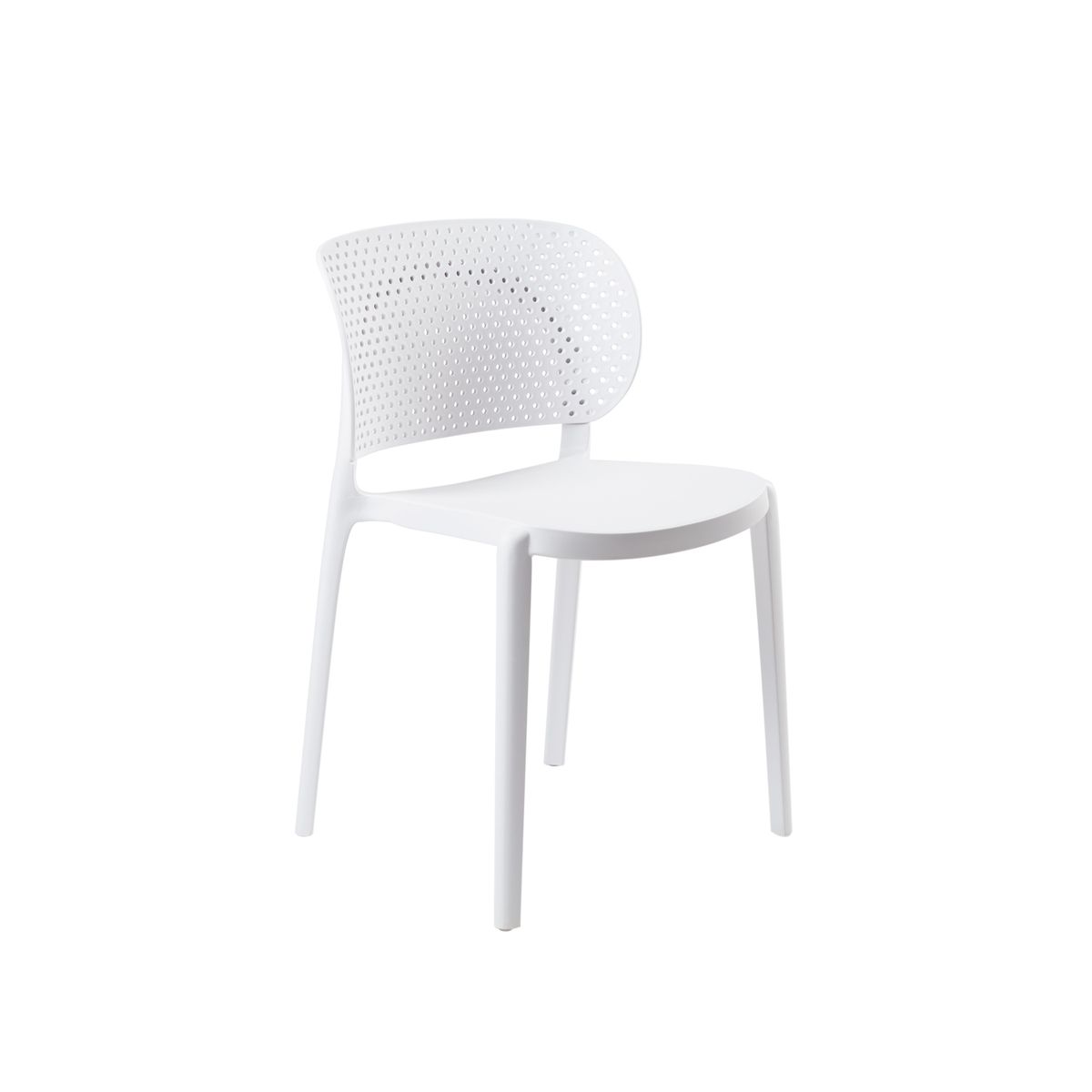 BOKAN - Silla de Terraza Lorenzo Blanca