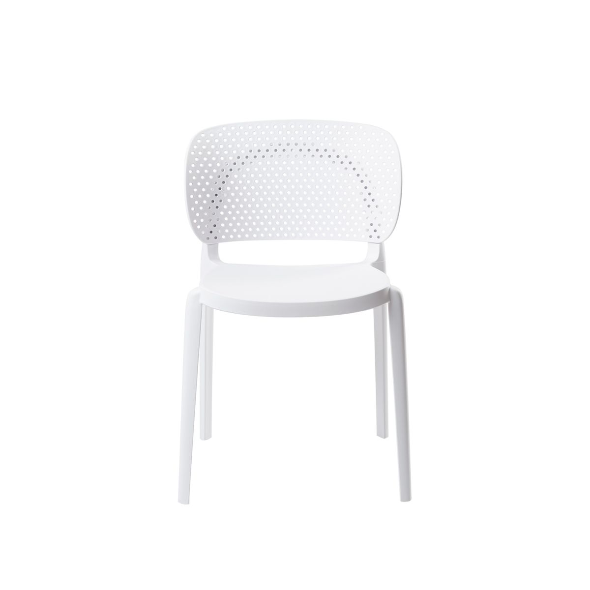 BOKAN - Silla de Terraza Lorenzo Blanca