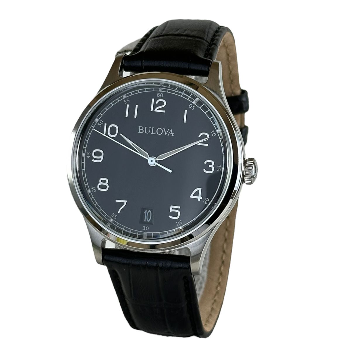 BULOVA - Reloj Hombre Bulova Clasico Cuarzo Esfera Negra 96b233