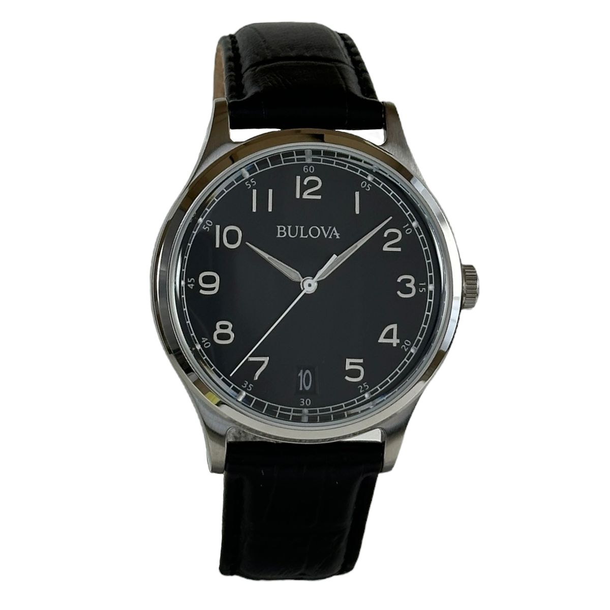 BULOVA - Reloj Hombre Bulova Clasico Cuarzo Esfera Negra 96b233