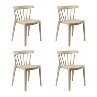 Pack 4 Sillas de Terraza Matera Taupe