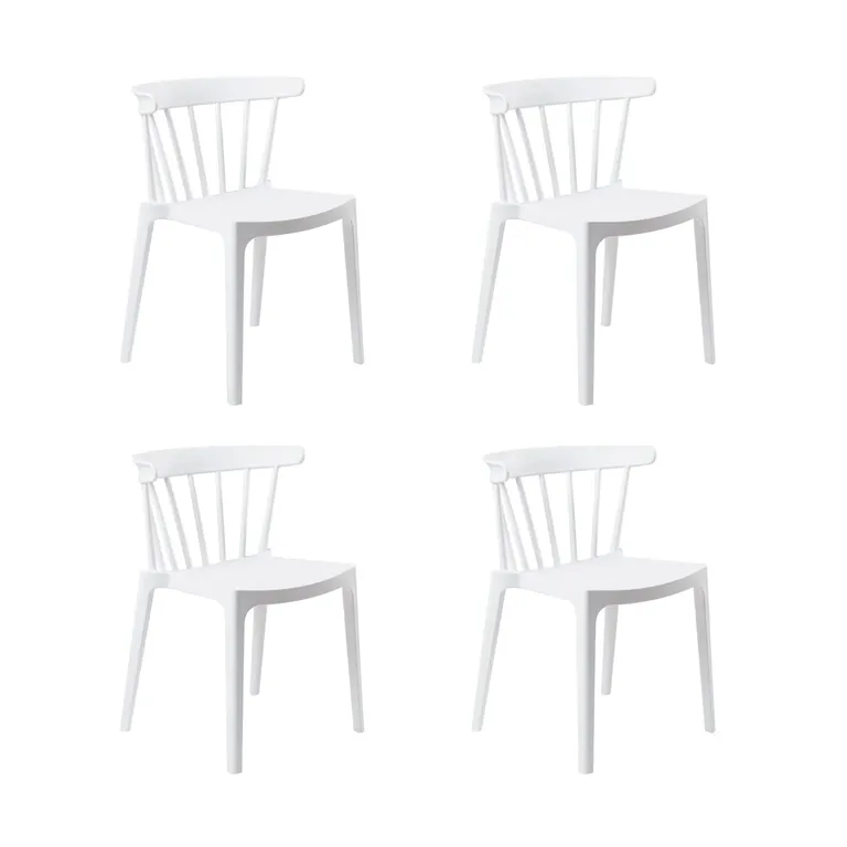 Pack 4 Sillas de Terraza Matera Blanca